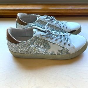Shu Shop glitter sneakers